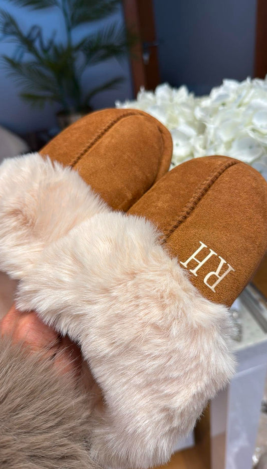 Slippers-Chestnut