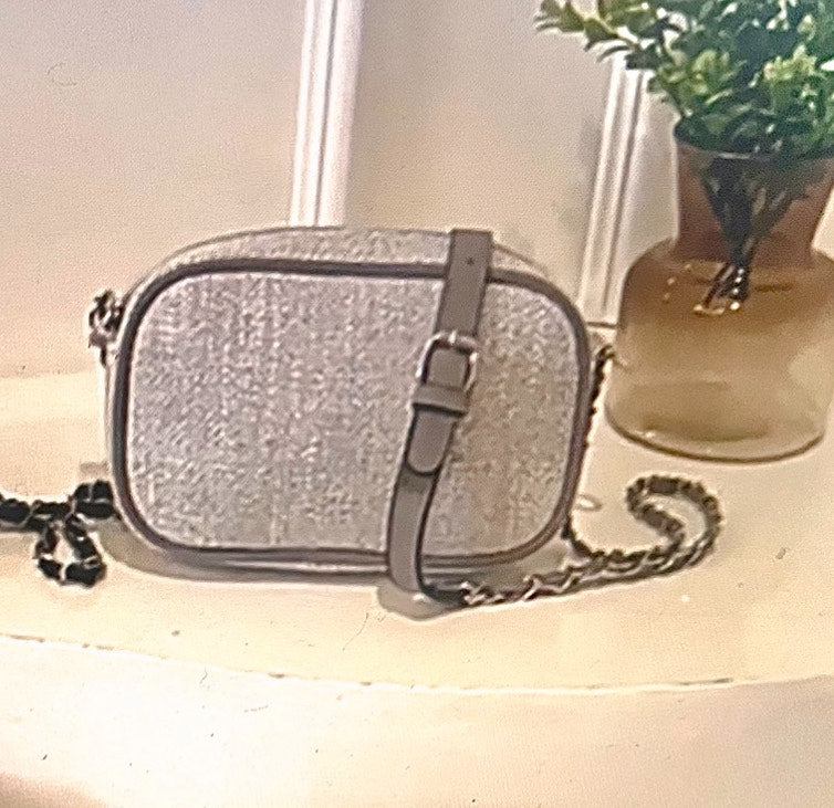 Personalised CrossBody Bag-Grey