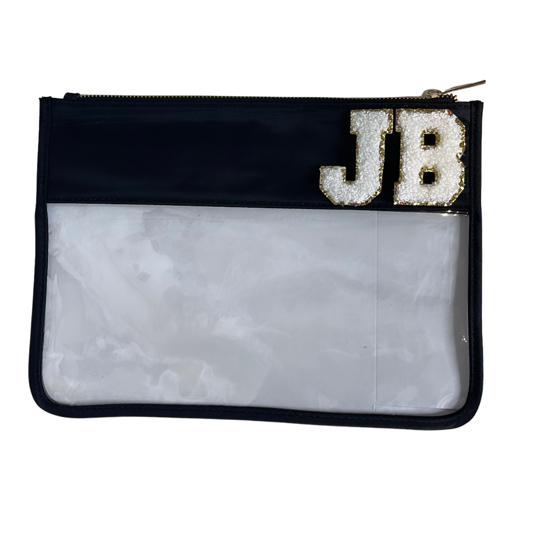 Clear Black Pouch