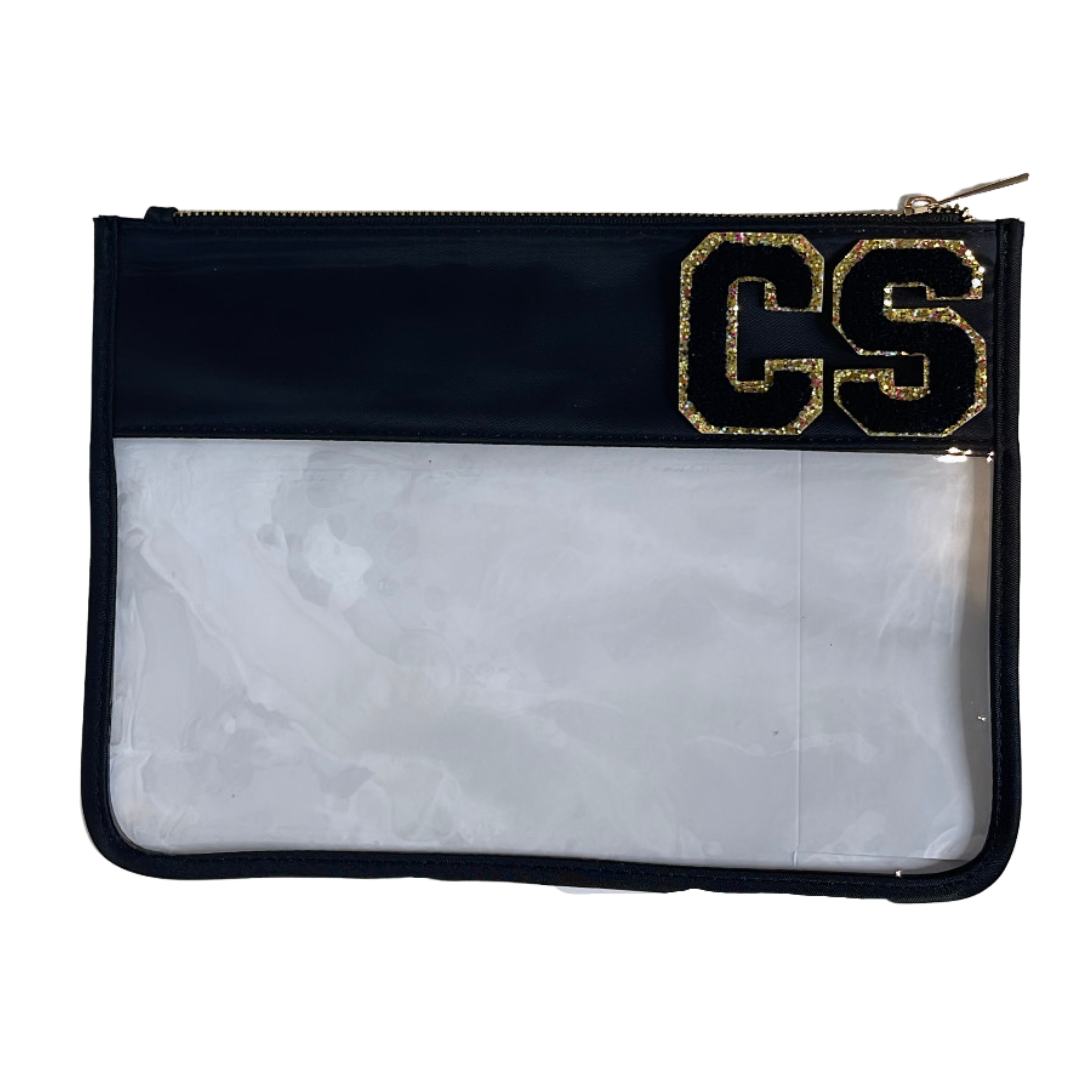 Clear Black Pouch