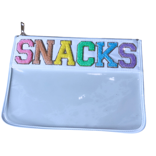 Snacks Clear Pouch