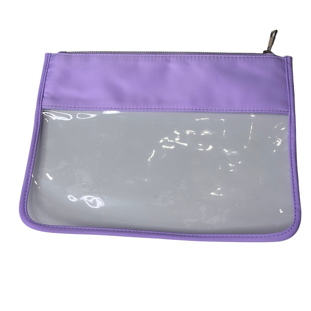 Clear Lilac Pouch